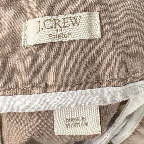 J.Crew Women's 9" Frankie Bermuda Chino Shorts 8 Tan Stretch Preppy Old Money - Picture 4 of 11